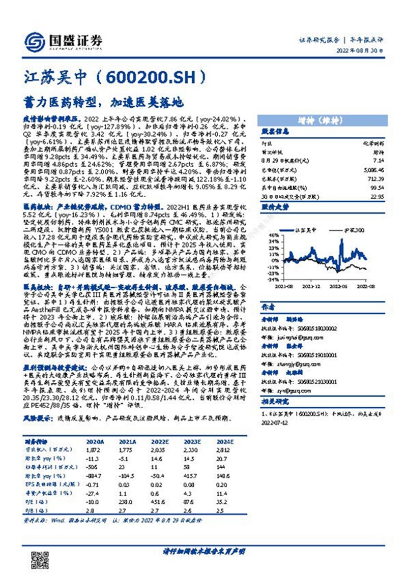 國盛美妝 | 江蘇吳中：蓄力醫(yī)藥轉型，加速醫(yī)美落地...